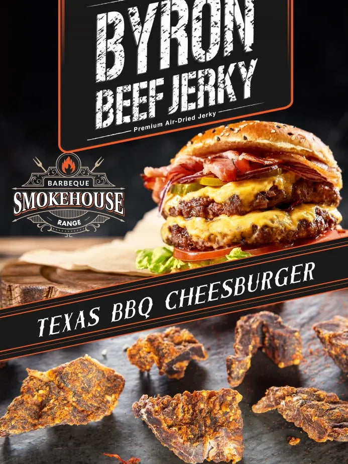 BYRON BAY BEEF JERKY - CHEESEBURGER